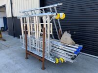 UNUSED JEFFERSON 6.2M DOUBLE WIDTH ALUMINIUM SCAFFOLDING TOWER - 2