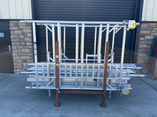 UNUSED JEFFERSON 6.2M SINGLE WIDTH ALUMINIUM SCAFFOLDING TOWER