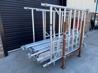 UNUSED JEFFERSON 6.2M SINGLE WIDTH ALUMINIUM SCAFFOLDING TOWER - 10