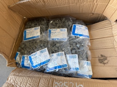 APPROX 50No. UNUSED BAGS WAVIN PIPE / CABLE CLIPS&nbsp;
