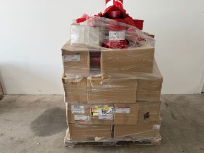 PALLET TO INC. LARGE QUANTITY OF UNUSED HILTI FIRESTOP CAST-IN DEVICES