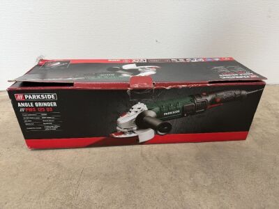 UNUSED PARKSIDE 240v 4" GRINDER