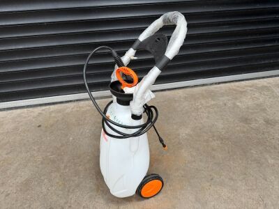 UNUSED RHYAS SPRAYER ON WHEELS