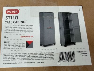 UNUSED STILO TALL CABINET (UNBUILT)&nbsp;