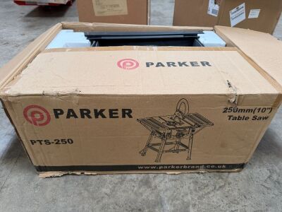 UNUSED PARKER 250mm TABLE SAW ( UNBUILT)