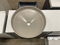 1200mm Traditional Furniture Run with White Worktop, 1 Tap Hole Basin and BTW Toilet Pan & Seat - 4