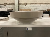 1200mm Traditional Furniture Run with White Worktop, 1 Tap Hole Basin and BTW Toilet Pan & Seat - 5
