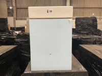 400mm Wide Wall Hung Cloakroom Vanity Unit in White with White Ceramic 1 Tap Hole Basin