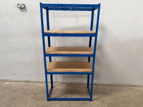 4 TIER METAL SHELVING UNIT