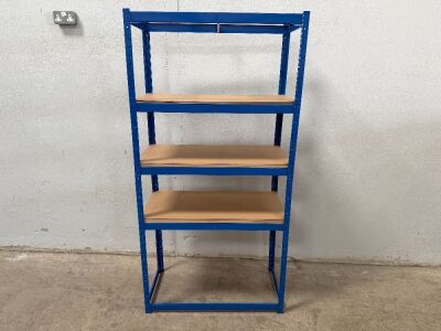 4 TIER METAL SHELVING UNIT