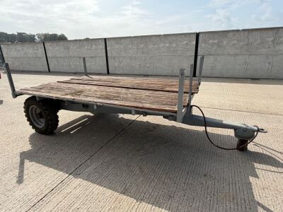 APPROX. 10ft x 6ft FLAT BED TIPPING TRAILER