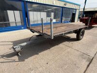 APPROX. 10ft x 6ft FLAT BED TIPPING TRAILER - 3