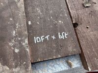 APPROX. 10ft x 6ft FLAT BED TIPPING TRAILER - 10