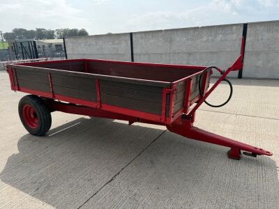 APPROX. 10ft x 6ft MASSEY FERGUSON DROPSIDE TIPPING TRAILER