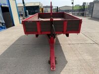 APPROX. 10ft x 6ft MASSEY FERGUSON DROPSIDE TIPPING TRAILER - 2