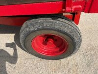 APPROX. 10ft x 6ft MASSEY FERGUSON DROPSIDE TIPPING TRAILER - 6