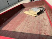 APPROX. 10ft x 6ft MASSEY FERGUSON DROPSIDE TIPPING TRAILER - 9