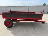 APPROX. 10ft x 6ft MASSEY FERGUSON DROPSIDE TIPPING TRAILER - 13