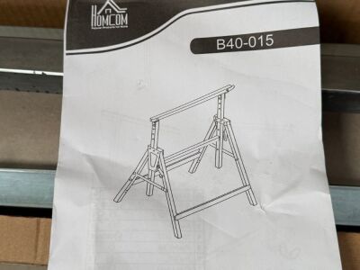 UNUSED TELESCOPIC BUILDERS TRESTLE