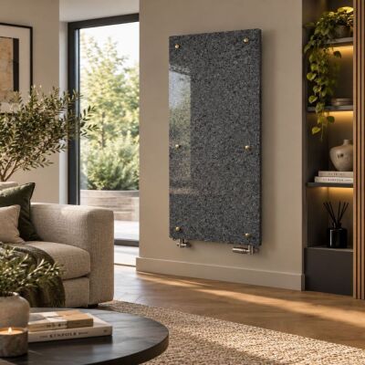 1200mm x 500mm Solid Stone Grey Granite Radiator
