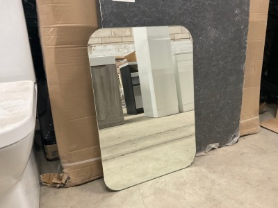 700mm x 500mm LED Mirror with Sensor On/Off & Heated Demister Pad