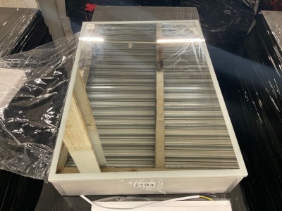 700mm x 500mm LED Mirror Bathroom Cabinet with Shaver Socket & Heated Demister Pad