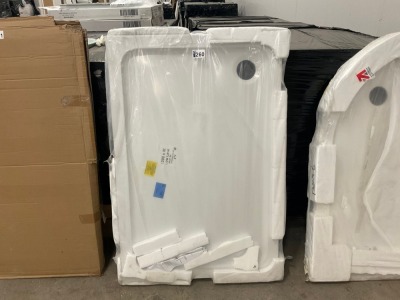 1200mm x 800mm Acrylic Capped Stone Resin Shower Low Profile Tray