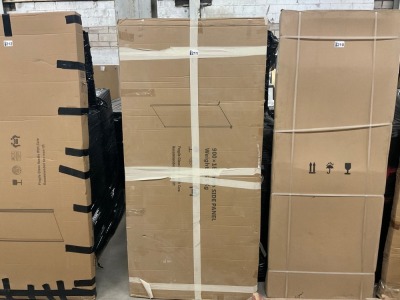 SQSP90BP 900x1850 Side Panel Black
