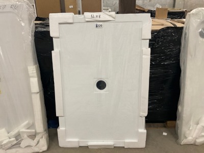 1200mm x 800mm Aqualavo Shower Tray