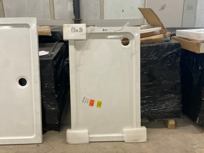 1300mm x 800mm Acrylic Capped Stone Resin Shower Low Profile Tray