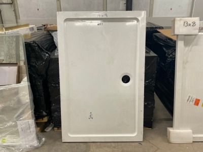 1400mm x 900mm Acrylic Capped Stone Resin Shower Low Profile Tray