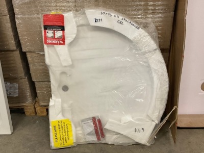 10x85 Right Hand Shower Tray