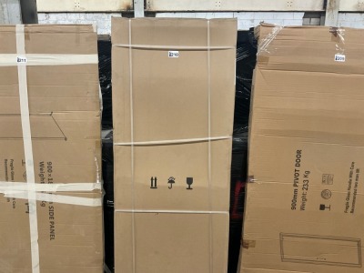 700x1850 Side Panel Polished Silver