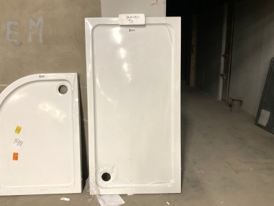 1700mm x 900mm Acrylic Capped Stone Resin Shower Low Profile Tray