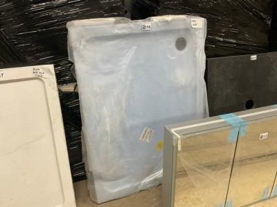 1200mm x 900mm Acrylic Capped Stone Resin Shower Low Profile Tray