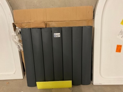 Eastbrook Guardia 600 x 660 Matt Anthracite Aluminium Designer Radiator With Electric Element