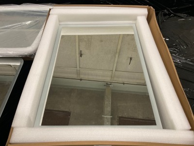 Scudo Prospr LED Single Door Mirror Cabinet with Bluetooth 500x700mm