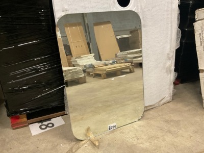 700mm x 500mm LED Mirror with Sensor On/Off & Heated Demister Pad