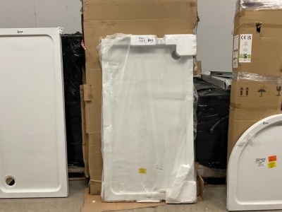 1600mm x 900mm Low Profile Shower Tray & 1100mm x 2000mm x 8mm Wetroom Screen