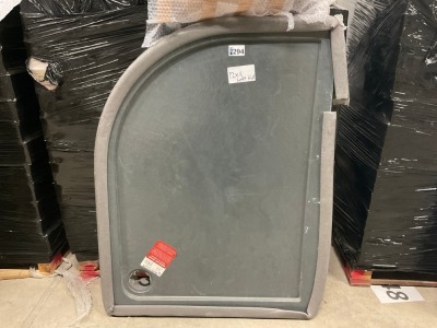 1200mm x 900mm Left Hand Offset Quadrant Slate Effect Shower Tray