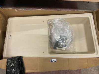 Rangemaster 1000x500 1.0 Large Bowl Sink