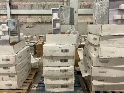Approx. 6No. 700x500 Bathroom LED Mirror Cabinets - Spares or Repair