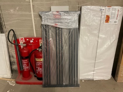1200mm Wide x 600mm High Horizontal BHeated Towel Radiator (Black)