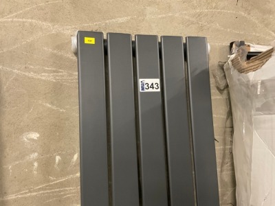 1800mm x 375mm Vertical Designer Radiator (Anthracite)
