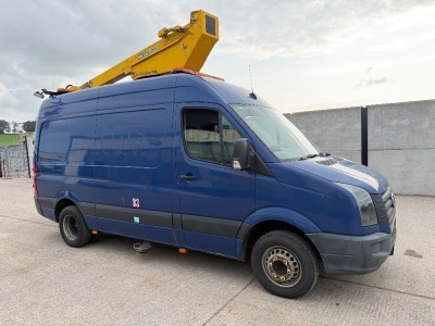 VOLKSWAGEN CRAFTER CR50 MWB 2.0 TDI 109PS 5 TON CHERRY PICKER