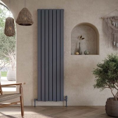 Scudo Bravo Designer Radiator Double 1800mm x 408mm (Anthracite)