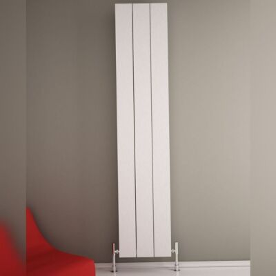 Elvino Vertical Designer Radiator 370 x 1800mm (White)