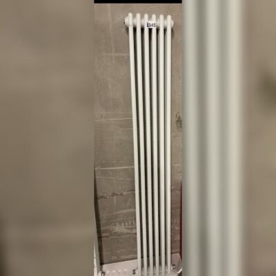 Ex- Display 1800mm x 250mm Vertical Column Radiator (White)