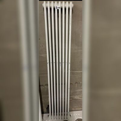 Ex-Display 1800mm x 340mm Vertical Column Radiator (White)