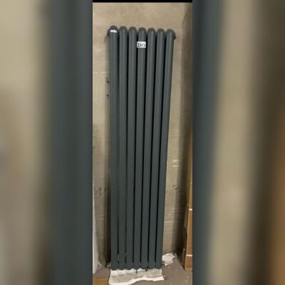 Ex-Display 1800mm x 410mm Vertical Designer Radiator (Anthracite)